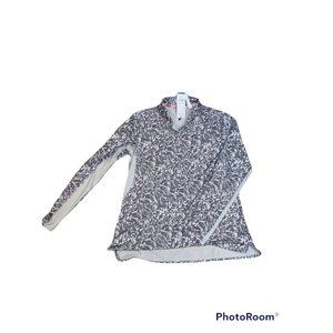 ADIDAS Women's AeroREADY UPF Printed Long Sleeve Golf Polo Shirt NWT Size: XL